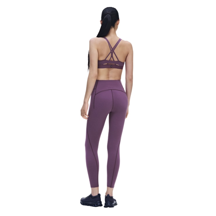 Calça Legging On Studio Tights 7/8 Feminina - Roxa