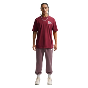 Calça Nike Futura Club Jogger Masculina - Vinho
