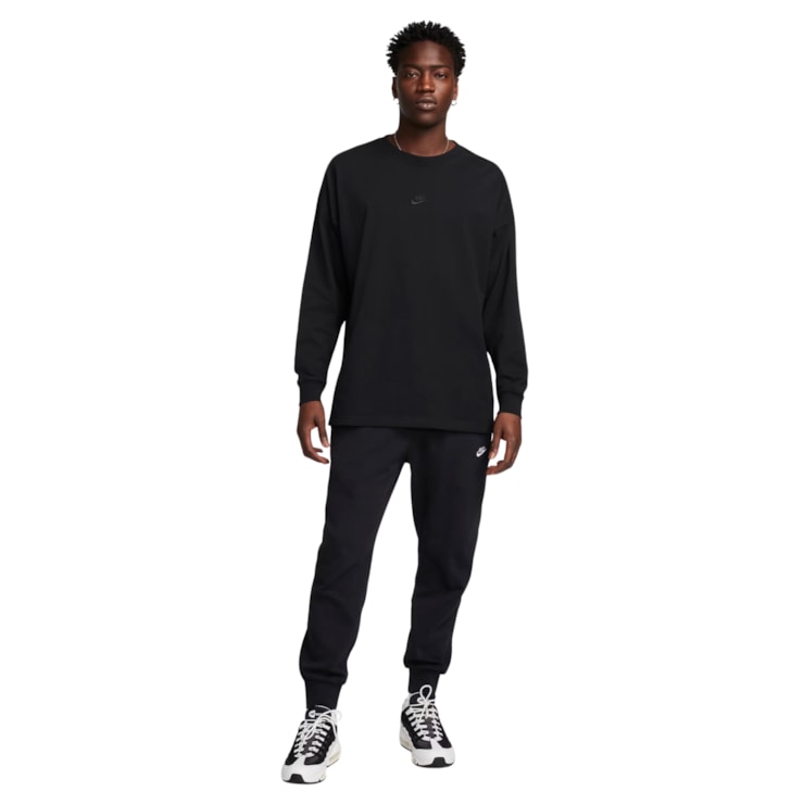 Calça Nike Jogger Club Knit Masculina - Preta