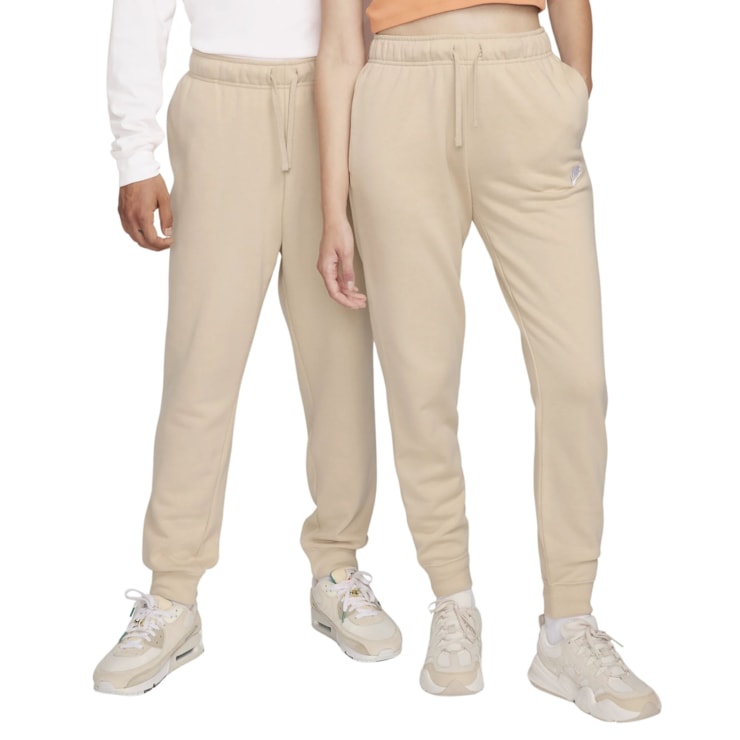 Calça Nike Sportswear Club Fleece Feminina - Bege
