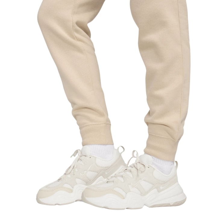 Calça Nike Sportswear Club Fleece Feminina - Bege