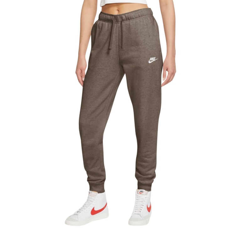 Calça Nike Sportswear Club Fleece Feminina - Marrom