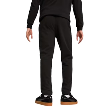 Calça Puma Essentials Moletom N 1 Logo Masculina - Preta