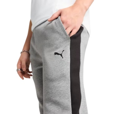 Calça Puma Evostripe Core Masculina - Cinza Claro
