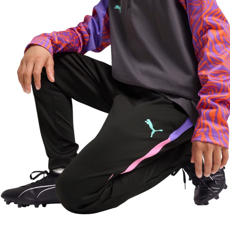 Calça Puma Neymar Treino Creativity Infantil - Preta