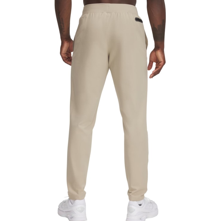 Calça Under Armour Unstoppable Flex Woven Tapered Masculina - Bege
