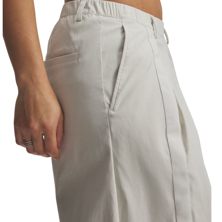 Calça Under Armour Unstoppable Pleated Feminina - Bege