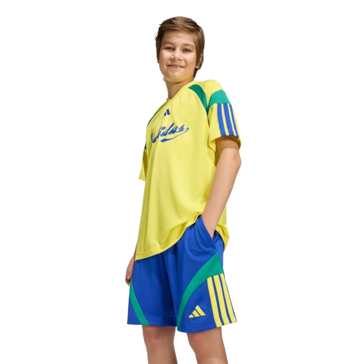 Calção Adidas House Of Tiro Infantil - Azul