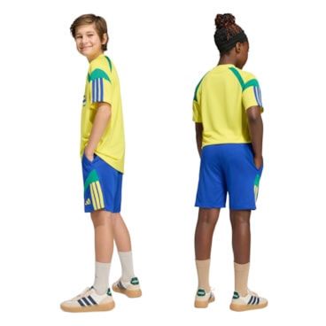 Calção Adidas House Of Tiro Infantil - Azul