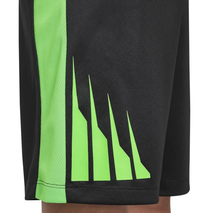 Calção Nike Cr7 Academy 23 Infantil - Preto/Verde