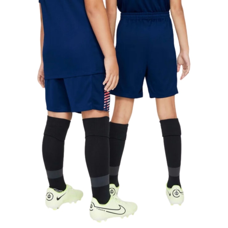 Calção Nike Cr7 Df Academy 23 Infantil - Azul