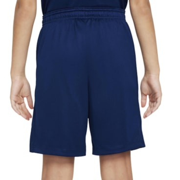 Calção Nike Cr7 Df Academy 23 Infantil - Azul