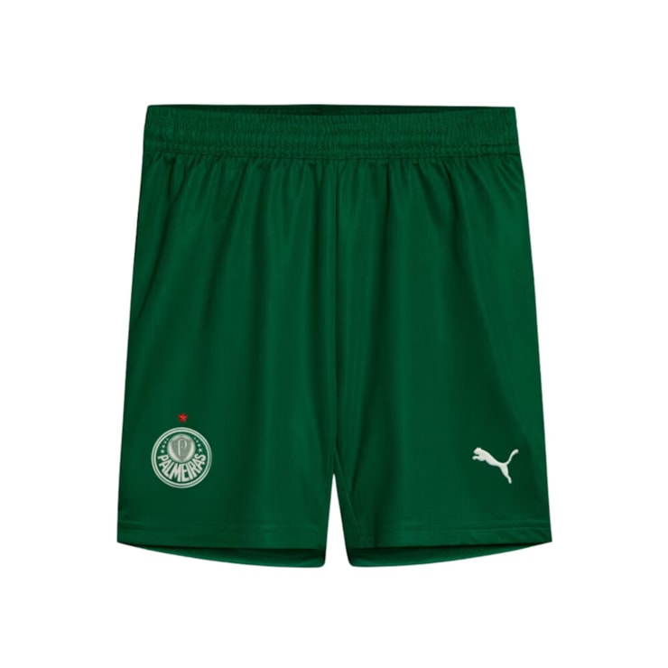 Calção Palmeiras II 25/26 Puma Torcedor Infantil - Verde