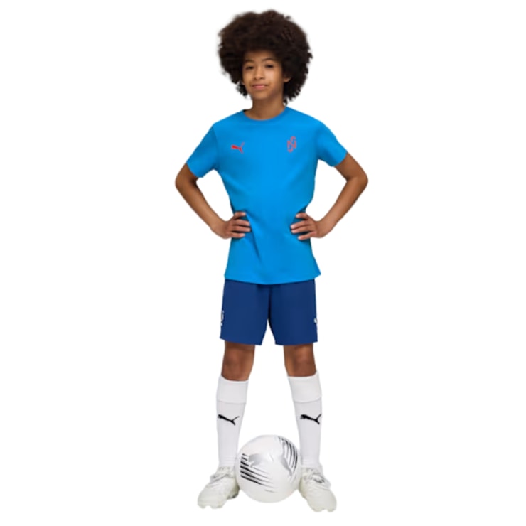 Calção Puma Neymar Jr Playmaker Training Infantil - Azul
