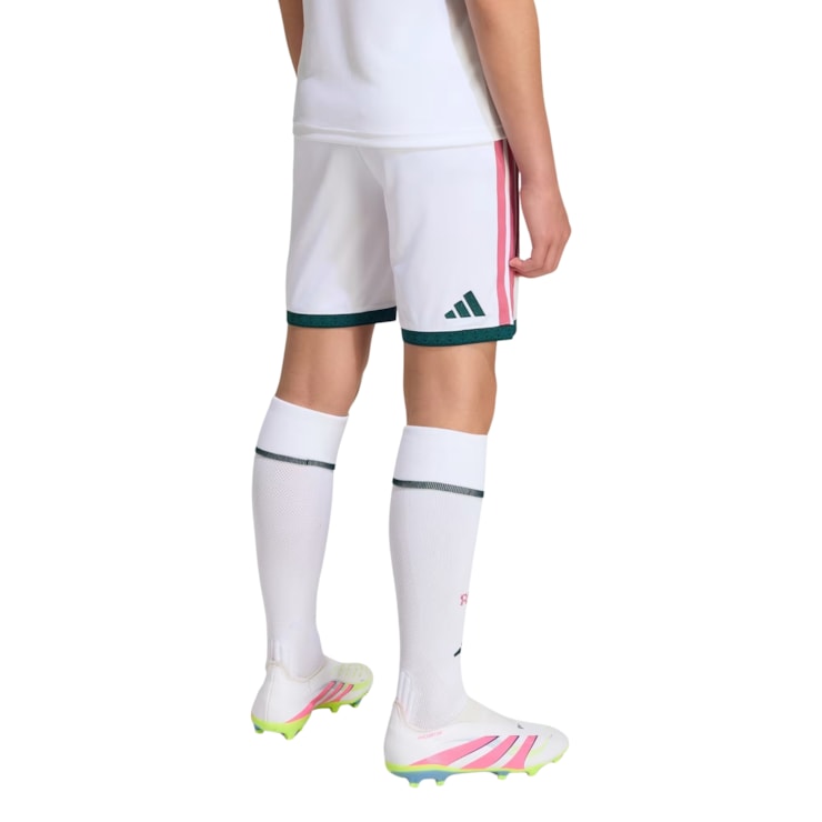 Calção Real Madrid I 26/27 Adidas Infantil - Branco