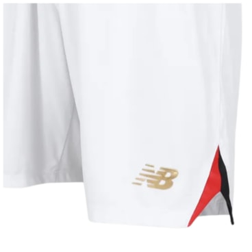Calçao São Paulo I 25/26 New Balance Infantil - Branco/Vermelho