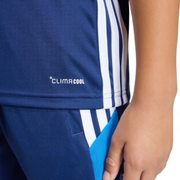 Camisa Adidas Tiro Essentials Infantil - Azul Escuro