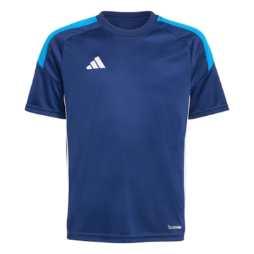 Camisa Adidas Tiro Essentials Infantil - Azul Escuro