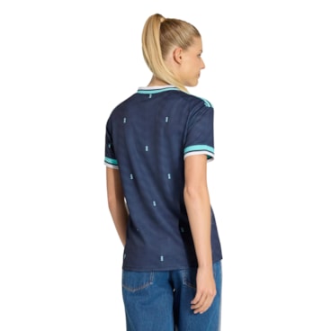 Camisa Alemanha II 2026 Adidas Feminina - Azul Marinho