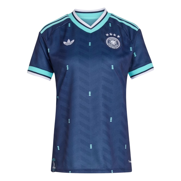 Camisa Alemanha II 2026 Adidas Feminina - Azul Marinho