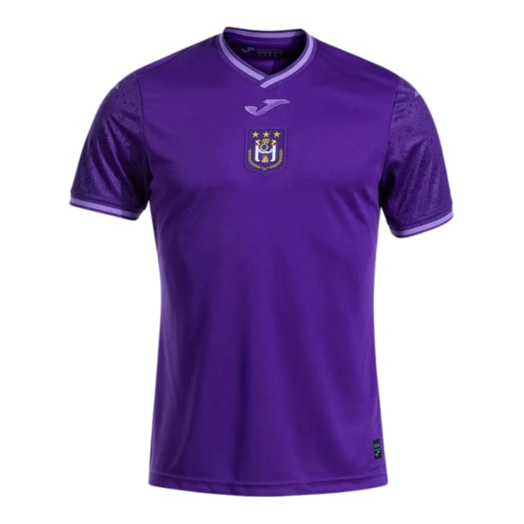 Camisa Anderlecht I 2024/25 Joma Infantil - Roxa