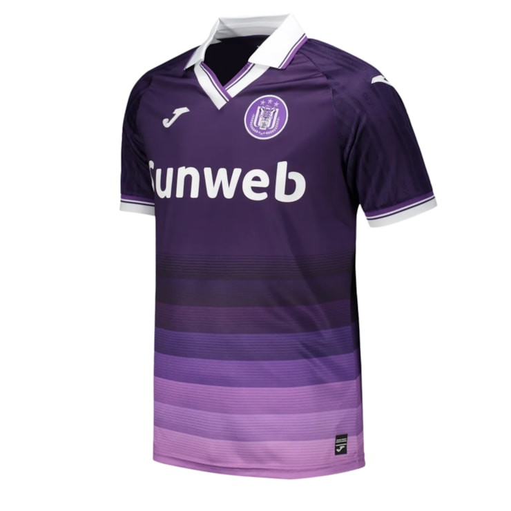 Camisa Anderlecht I 25/26 Joma Infantil - Roxa