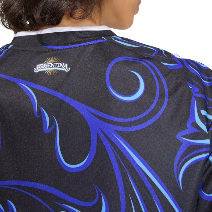 Camisa Argentina II 2026 Adidas Feminina - Preta