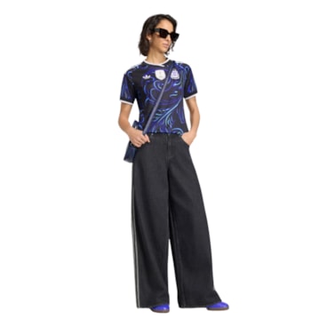 Camisa Argentina II 2026 Adidas Feminina - Preta
