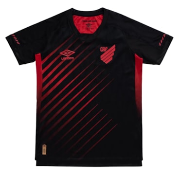 Camisa Athletico Paranaense III 26/27 Umbro Jogador Masculina - Preta/Vermelha