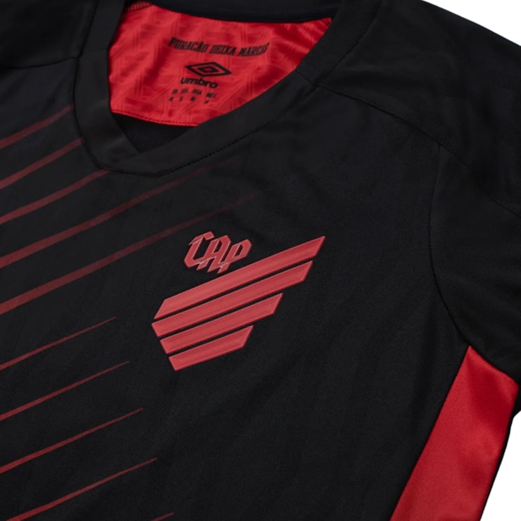 Camisa Athletico Paranaense III 26/27 Umbro Jogador Masculina - Preta/Vermelha