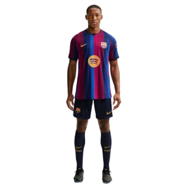Camisa Barcelona I 26/27 Nike Jogador Masculina - Azul