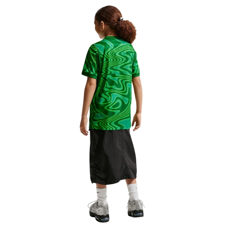 Camisa Brasil 2026 Nike CBF Goleiro Torcedor Pro Infantil - Verde