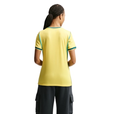 Camisa Brasil I 2026 Nike CBF Torcedora Pro Feminina - Amarela