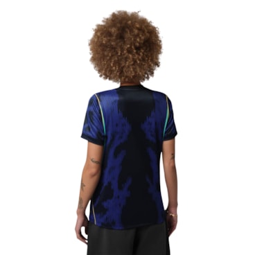Camisa Brasil II 2026 Nike CBF Jordan Torcedora Pro Feminina - Azul