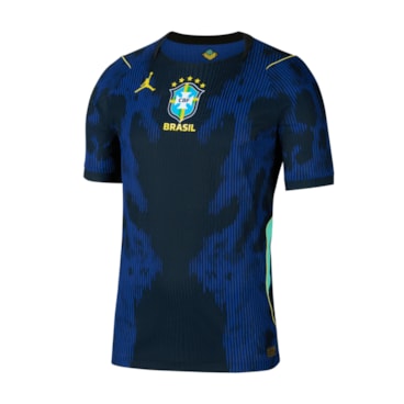 Camisa Brasil II 2026 Nike CBF Jordan Torcedora Pro Feminina - Azul