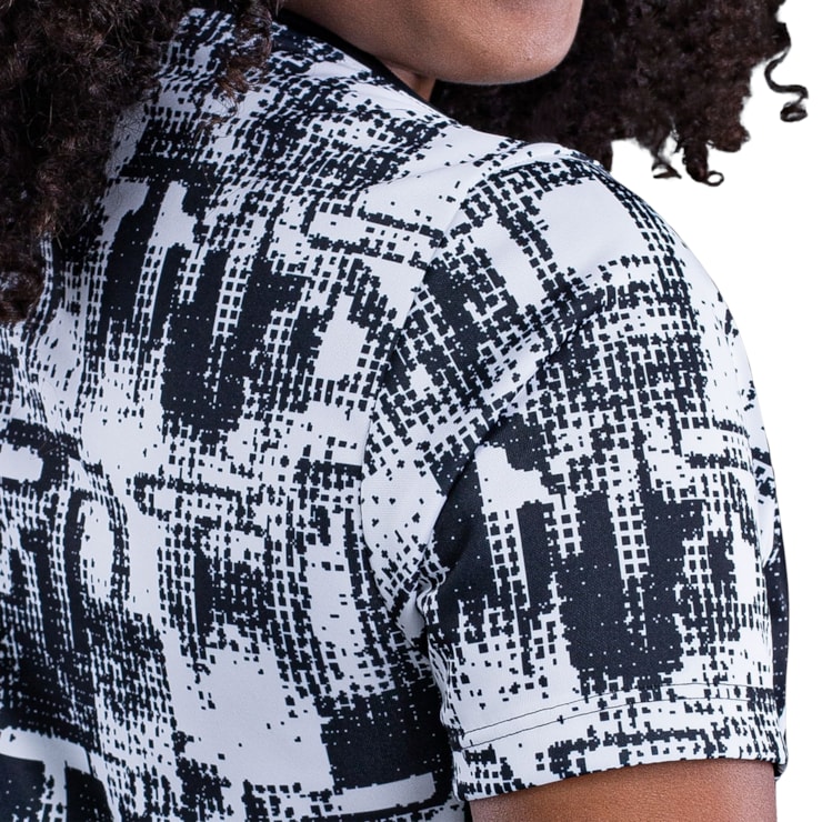 Camisa Corinthians 2026 Nike Pré-Jogo Feminina - Preta/Branca
