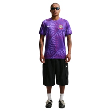 Camisa Corinthians 26/27 Nike Goleiro Stadium Masculina - Roxa