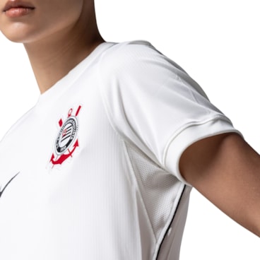 Camisa Corinthians I 26/27 Nike Torcedora Pro Feminina - Branca