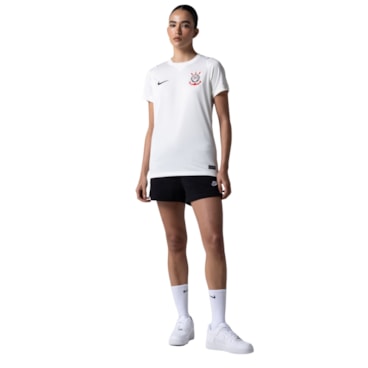 Camisa Corinthians I 26/27 Nike Torcedora Pro Feminina - Branca