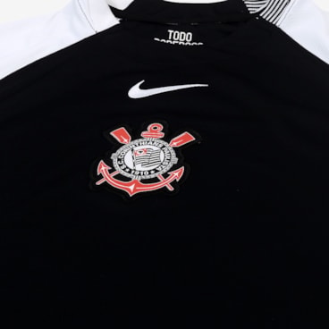 Camisa Corinthians II 25/26 Nike Torcedora Feminina - Preta /Branca