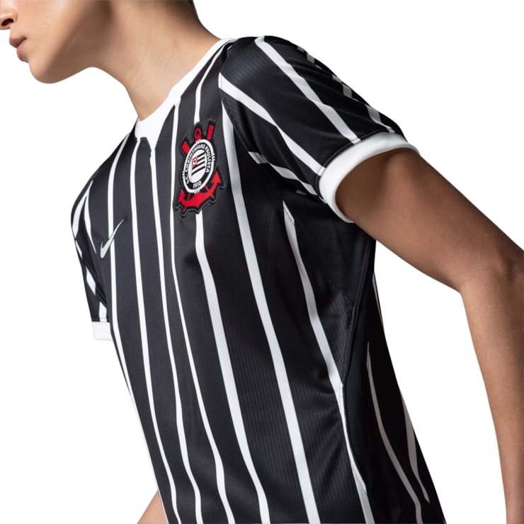 Camisa Corinthians II 26/27 Nike Torcedora Pro Feminina - Preta