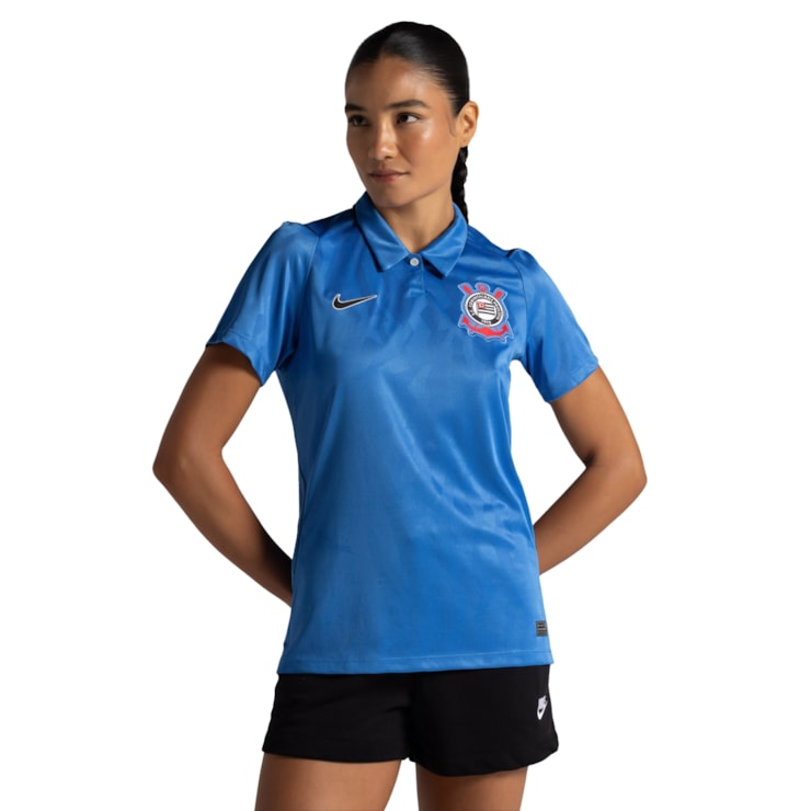 Camisa Corinthians III 26/27 Nike Feminina - Azul