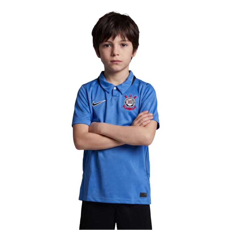 Camisa Corinthians III 26/27 Nike Infantil - Azul