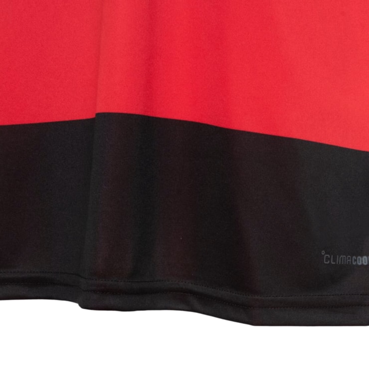 Camisa Flamengo I 26 Adidas Feminina - Vermelha/Preta