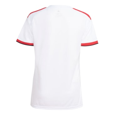 Camisa Flamengo II 26/27 Adidas Feminina - Branca/Vermelha
