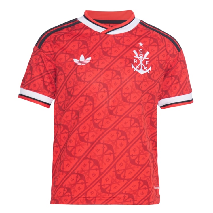 Camisa Flamengo III 26/27 Adidas Infantil - Vermelha
