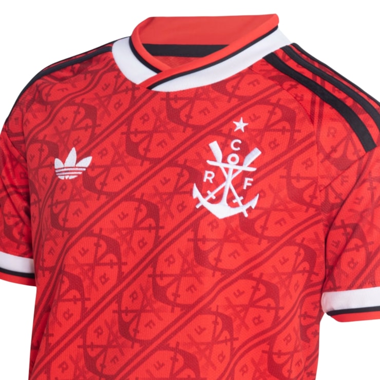 Camisa Flamengo III 26/27 Adidas Infantil - Vermelha
