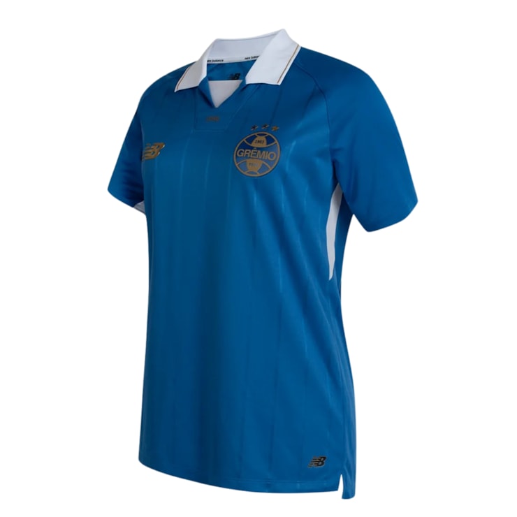 Camisa Grêmio 26/27 New Balance Comemorativa Feminina - Azul
