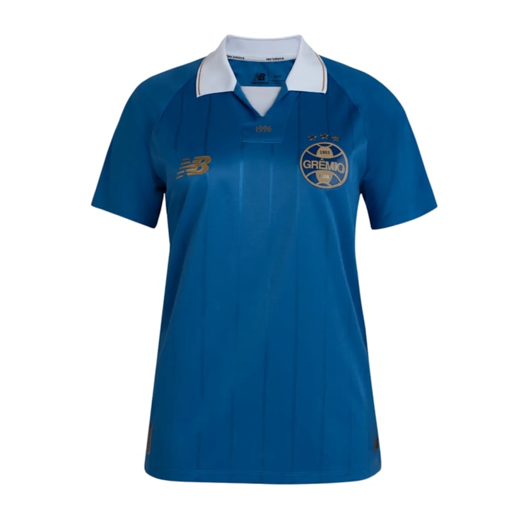 Camisa Grêmio 26/27 New Balance Comemorativa Feminina - Azul