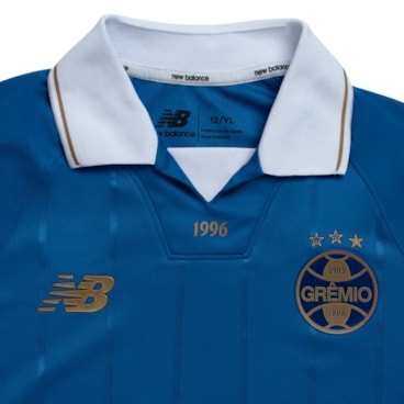 Camisa Grêmio 26/27 New Balance Comemorativa Infantil - Azul
